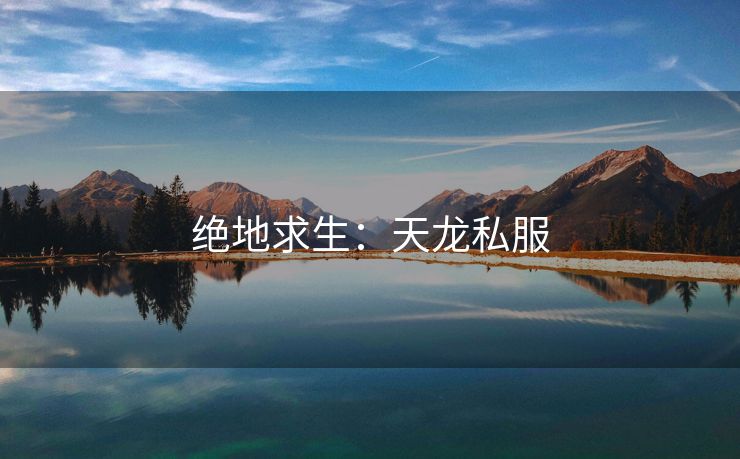 绝地求生：天龙私服