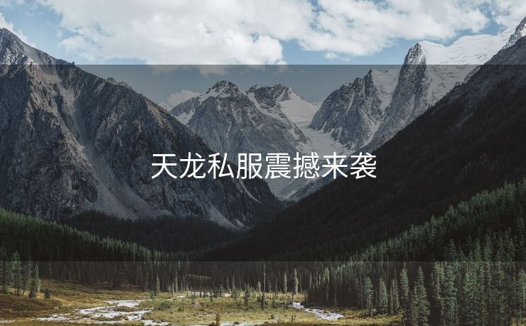 天龙私服震撼来袭