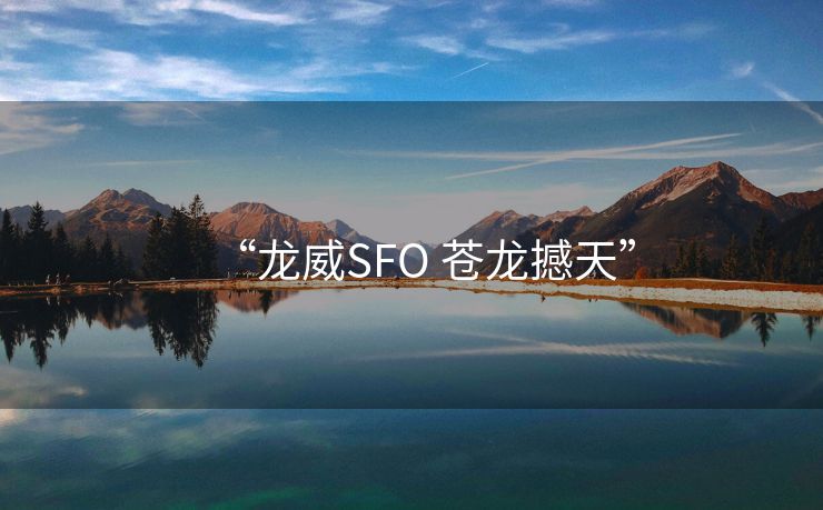 “龙威SFO 苍龙撼天”