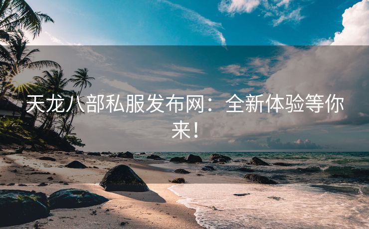 天龙八部私服发布网：全新体验等你来！