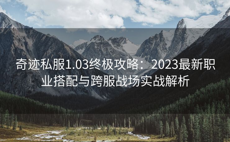 奇迹私服1.03终极攻略：2023最新职业搭配与跨服战场实战解析