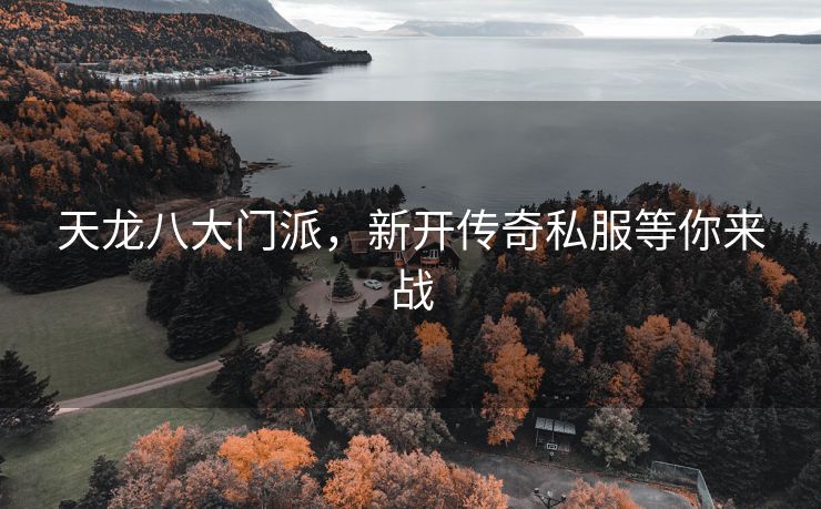 天龙八大门派，新开传奇私服等你来战
