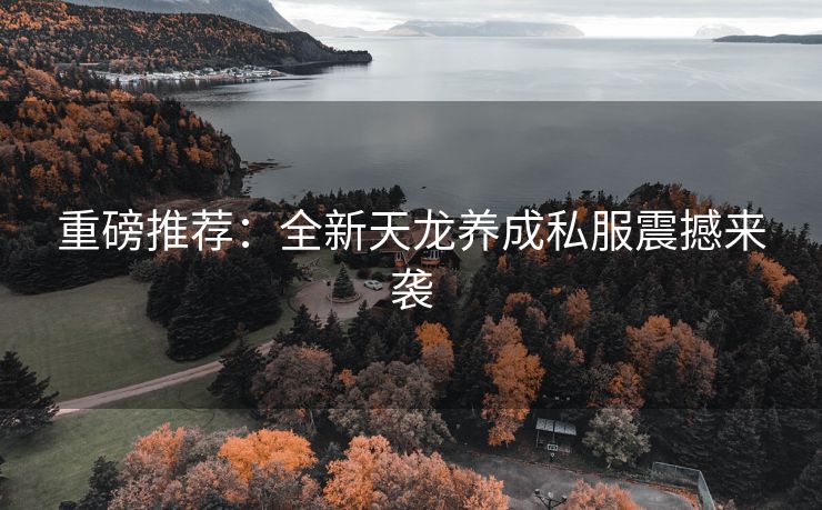 重磅推荐：全新天龙养成私服震撼来袭